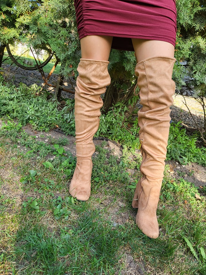 Thigh High Suede Boots