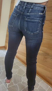Kan Can High Rise Distressed Jeans