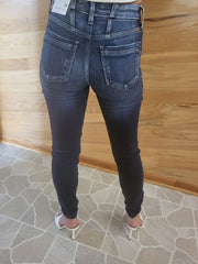 Kan Can High Rise Distressed Jeans